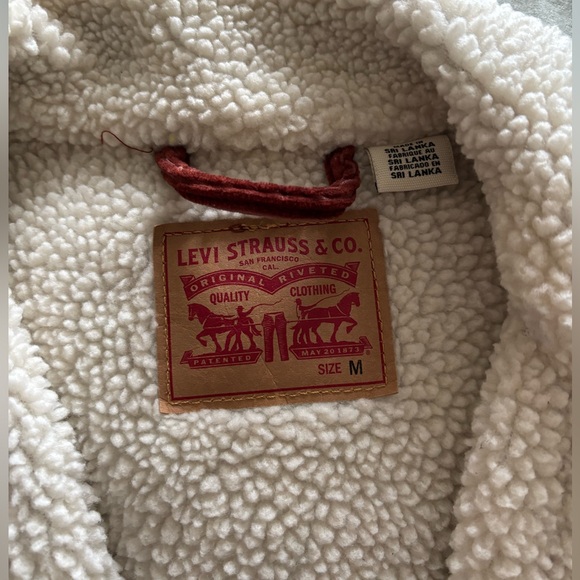 Levi’s Corduroy Sherpa-Lined Trucker Fall Winter Jacket - M - Picture 5 of 10